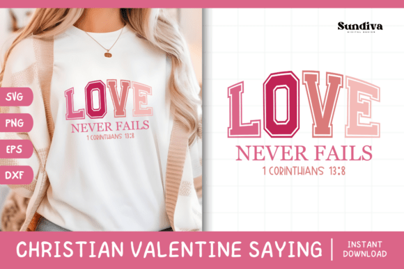 Celebrate Love: Christian Valentine s Day Quote SVG 4 for Graphics and Crafts