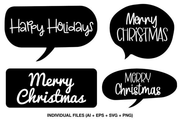 Christmas Quote SVG Merry Christmas for Graphics and Crafts