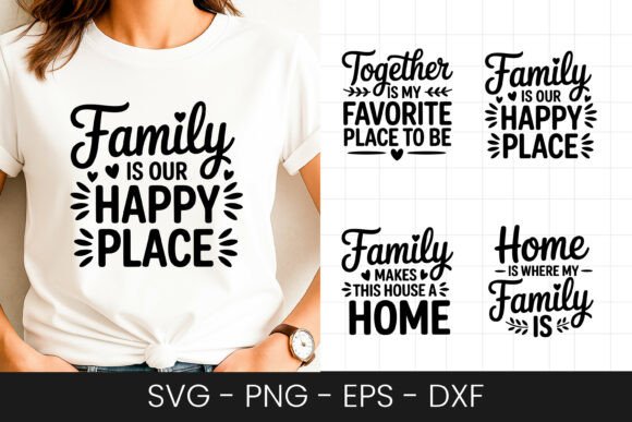 Family is Our Happy Place Quote SVG PNG: Graphics & Crafts Review