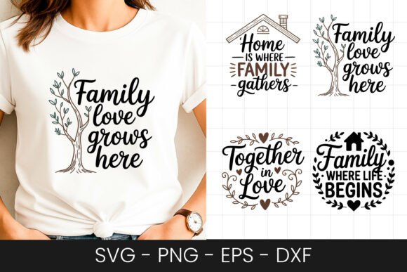 Family Love Grows Here Quote SVG PNG: A Graphics & Crafts Review