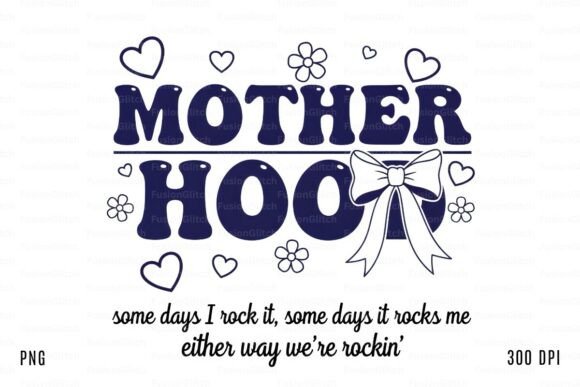 Mother Day Retro Quote SVG PNG Clipart for Crafts & Graphics