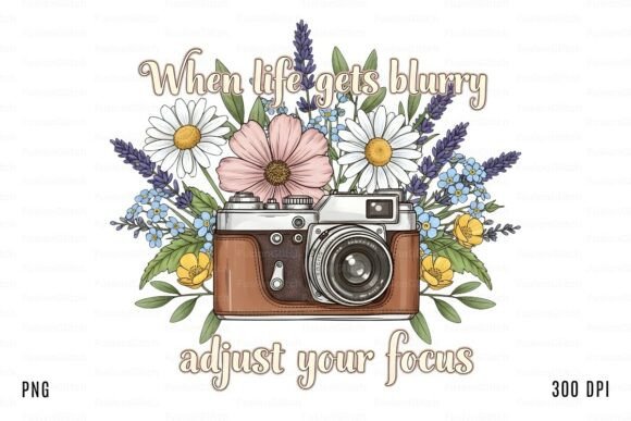 Vintage Camera Quote SVG PNG Clipart for Graphics & Crafts